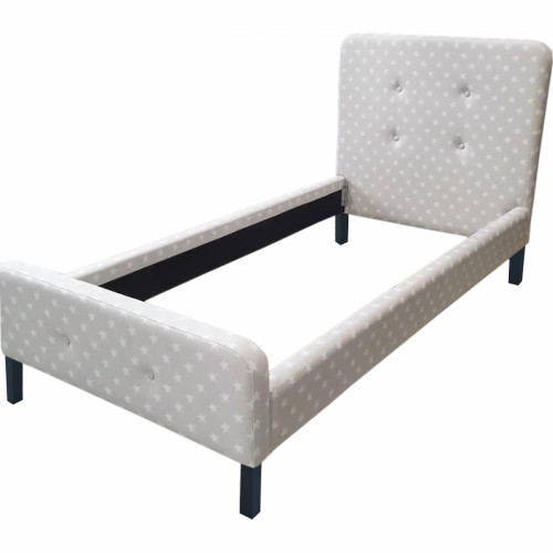 кровать button tufted flannelette 90х200 в Кургане