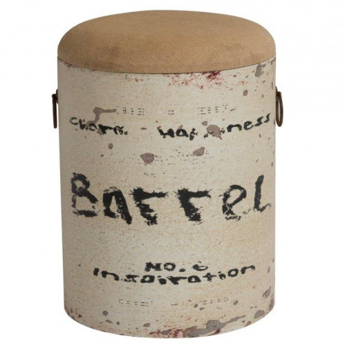 столик-табурет barrel white бежевый в Кургане