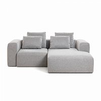 диван blok sofa 2 правый угол светло-серый от la forma (ex julia grup) в Кургане