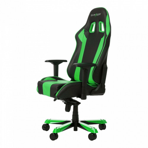 кресло геймерское dxracer king ks06 черно-зеленое в Кургане