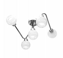 потолочная люстра idlamp agostina 361/5a-whitechrome в Кургане