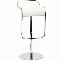 барный стул lem style piston stool белая кожа в Кургане