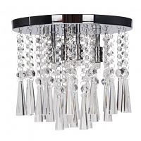 дизайнерская потолочная люстра spot light luxoria 9018428 хром в Кургане