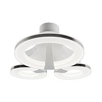 потолочный светодиодный светильник idlamp jenevra 397/3pf-ledwhitechrome в Кургане