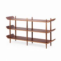 стеллаж bentwood двойной темно-коричневый в Кургане