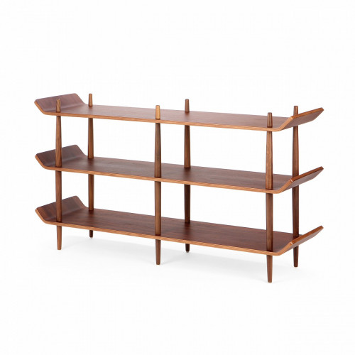 стеллаж bentwood двойной темно-коричневый в Кургане