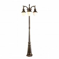 садово-парковый светильник arte lamp vienna a1317pa-3bn в Кургане