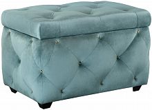 сундук leset classic-е64 велюр yd-25b бирюзовый/ножки пластик в Кургане