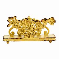 подставка для визиток pewter flower золотой в Кургане