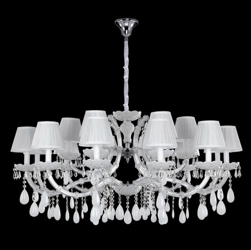 подвесная люстра crystal lux blanca sp18 белая в Кургане