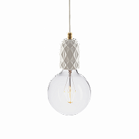 подвесной светильник beton air white brass в Кургане