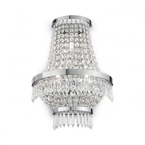 настенный светильник ideal lux caesar ap3 cromo в Кургане