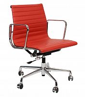 кресло eames style красная кожа в Кургане