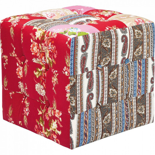 пуф patchwork красный в Кургане
