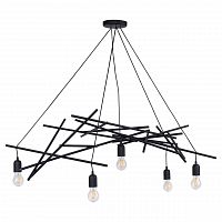дизайнерская подвесная люстра spot light glenn 9222504 черная в Кургане