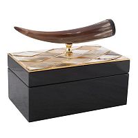 шкатулка 24х18х14 см черная в Кургане