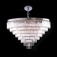 подвесная люстра newport 31127/s nickel матовый никель, белая в Кургане
