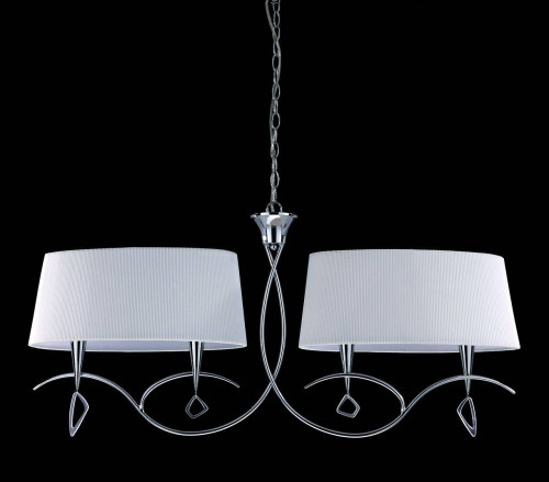 подвесная люстра mantra mara chrome - white 1642 в Кургане