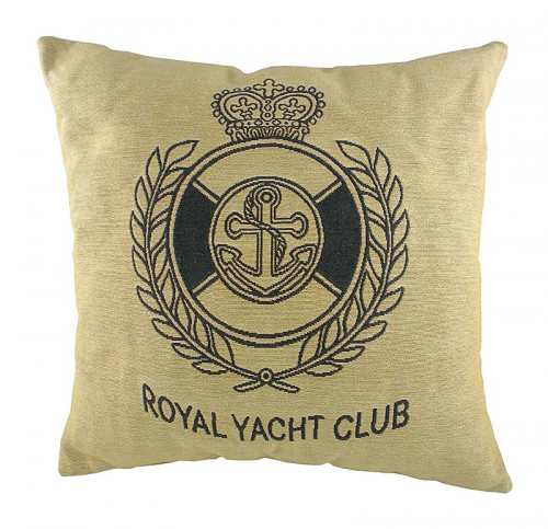 подушка с гербом королевского royal yacht club в Кургане