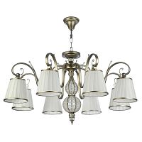 подвесная люстра maytoni brezza arm002-08-ng белая в Кургане