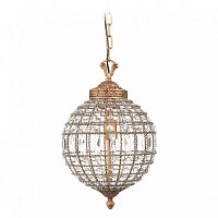 подвесная люстра хрустальный шар casbah crystal chandelier золото в Кургане