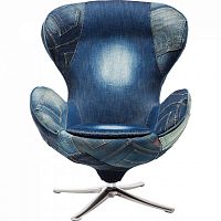 кресло вращающееся jeans синий в Кургане