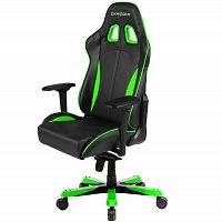 кресло геймерское dxracer king ks57 черно-зеленое в Кургане