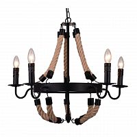 подвесная люстра arte lamp marsiglia a8956lm-5bk в Кургане