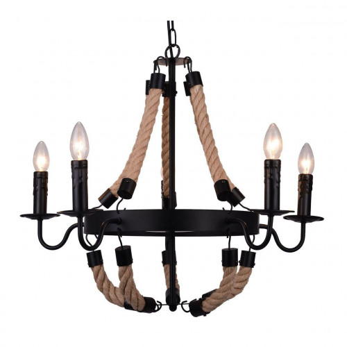 подвесная люстра arte lamp marsiglia a8956lm-5bk в Кургане