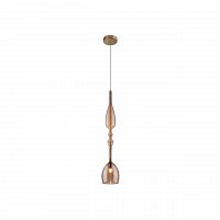 подвесной светильник crystal lux lux new sp1 c amber в Кургане