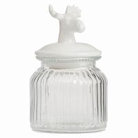 декоративная банка с крышкой deer маленькая в Кургане