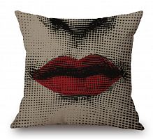 подушка с портретом лины пьеро форназетти red lips в Кургане