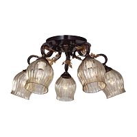 потолочная люстра idlamp brauni 474/5pf-blackpatina в Кургане