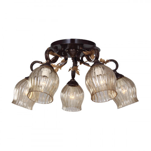 потолочная люстра idlamp brauni 474/5pf-blackpatina в Кургане