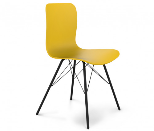 стул dsr желтый s40 (eames style) в Кургане