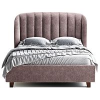 кровать двуспальная 160х200 фиолетовая tulip в Кургане
