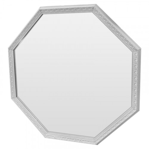 зеркало белое восьмиугольное white delight в Кургане