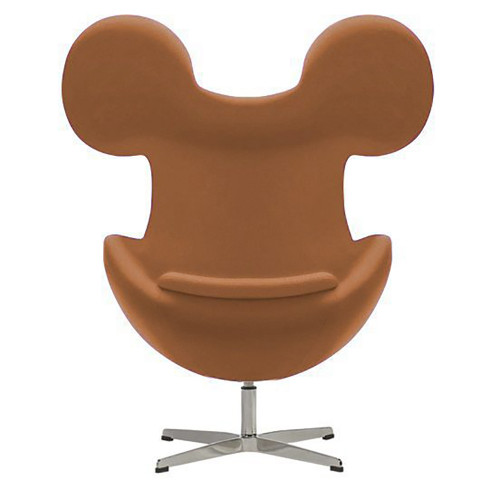 кресло egg mickey бежевое в Кургане