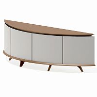 тумбочка apriori l белая с коричневым в Кургане
