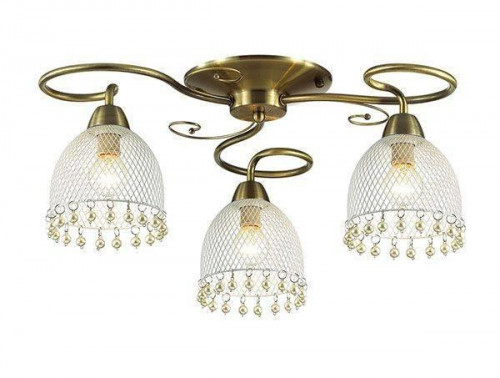 потолочная люстра lumion agnessa 3269/3c белая в Кургане