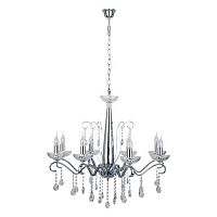 дизайнерская подвесная люстра spot light alessa 9014828 хром в Кургане