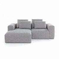диван blok sofa 2 левый угол светло-серый от la forma (ex julia grup) в Кургане