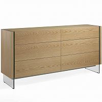 комод широкий cp1712-c-oak от angel cerda орех в Кургане