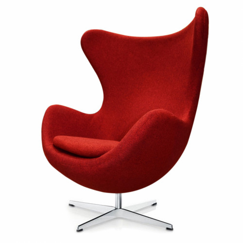 кресло egg chair темно-красное в Кургане