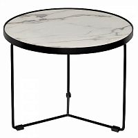 стол журнальный royal white d50*38см в Кургане