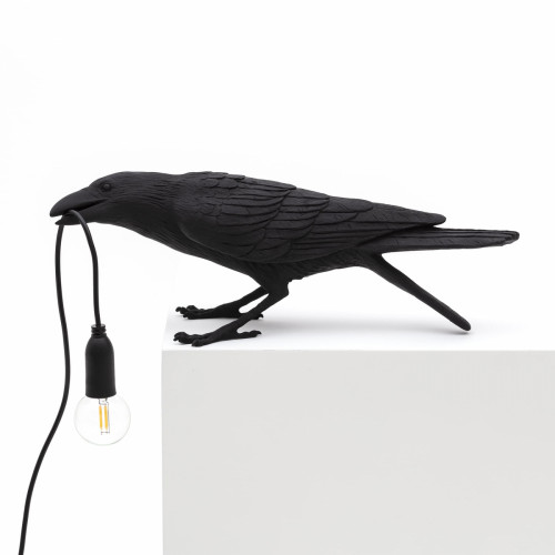 настольная лампа bird black playing от seletti в Кургане