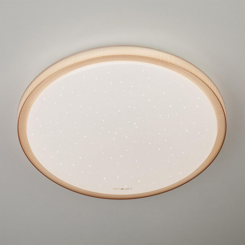 потолочный светодиодный светильник eurosvet sandy 40014/1 led кофе в Кургане