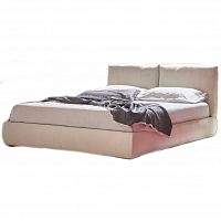 кровать двуспальная 180х200 бежевая bubble в Кургане