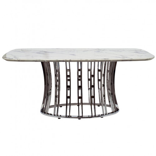 стол обеденный 180х100х76 см светло-серый в Кургане