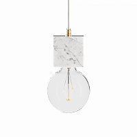 подвесной светильник marmor veldi bianco brass в Кургане